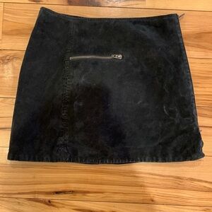 Black zipper Skirt